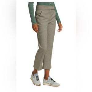 Veronica Beard Chilham mini-check pant